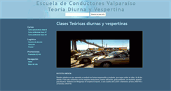 Desktop Screenshot of escuelaconductoresvalparaiso.com