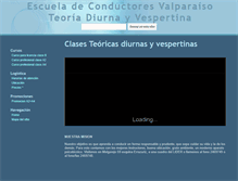 Tablet Screenshot of escuelaconductoresvalparaiso.com